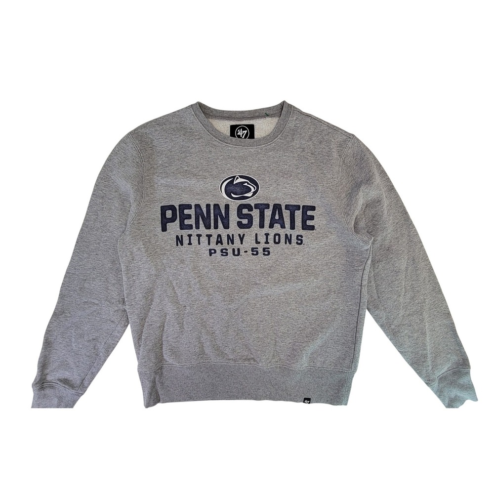 '47 Brand Penn State Gray Crewneck Sweatshirt - Nittany Lions